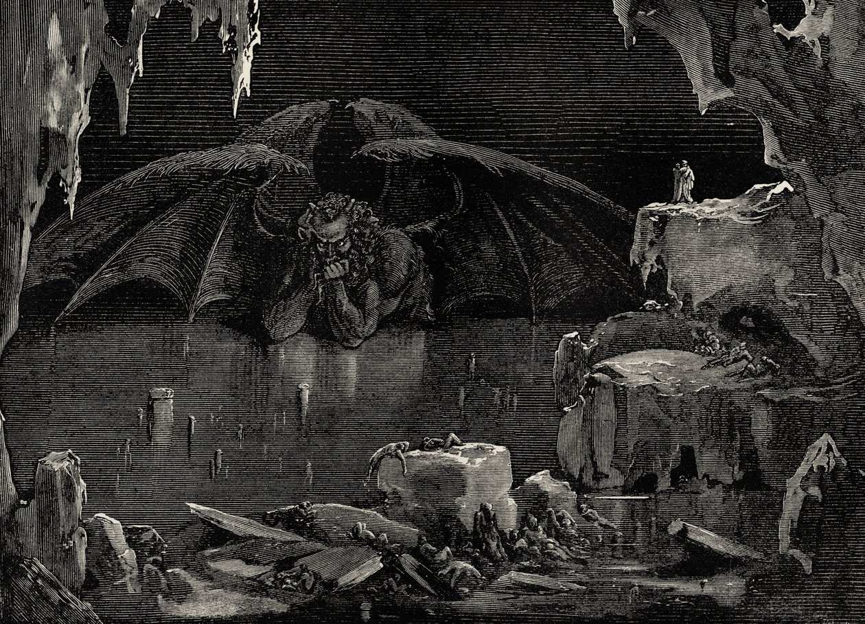 Ilustração para A Divina Comédia - Inferno (La Divina Commedia, L