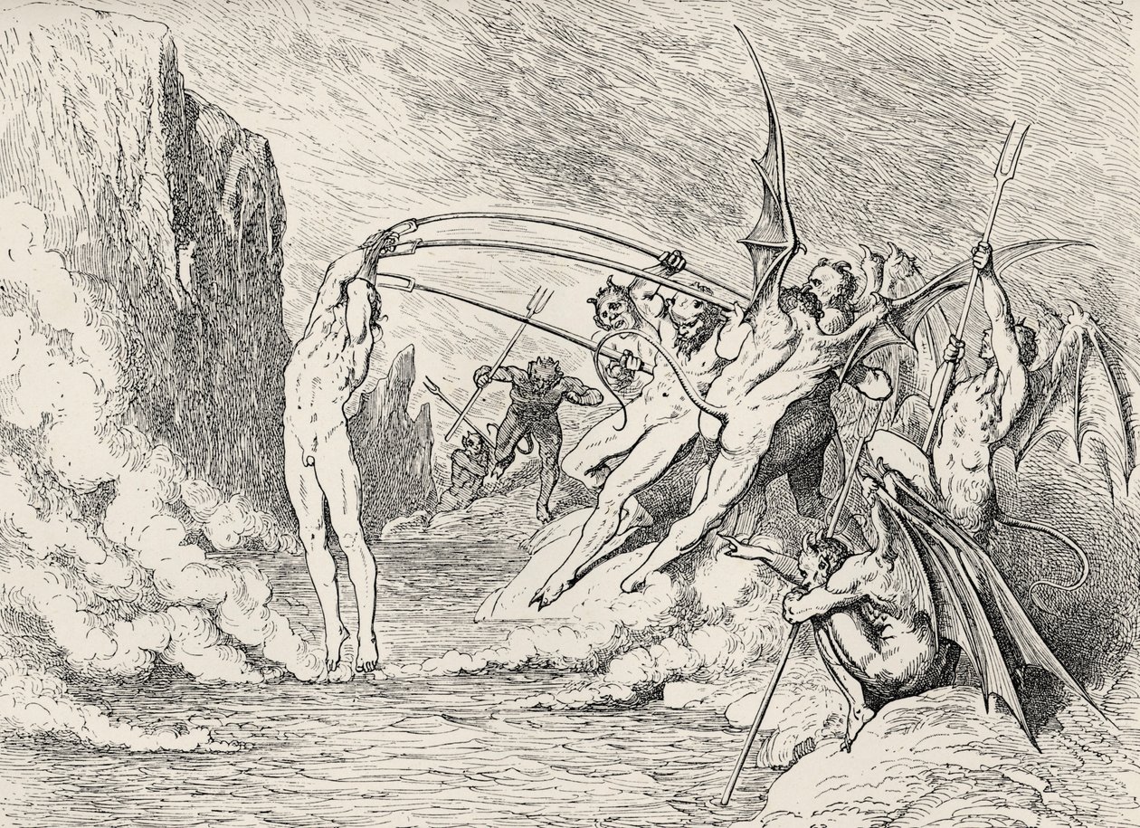 Ilustração para A Divina Comédia - Inferno (La Divina Commedia, L