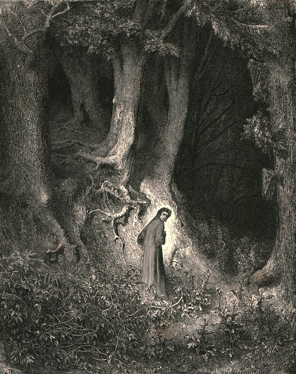 No meio desta vida mortal, c1890. de Gustave Dore