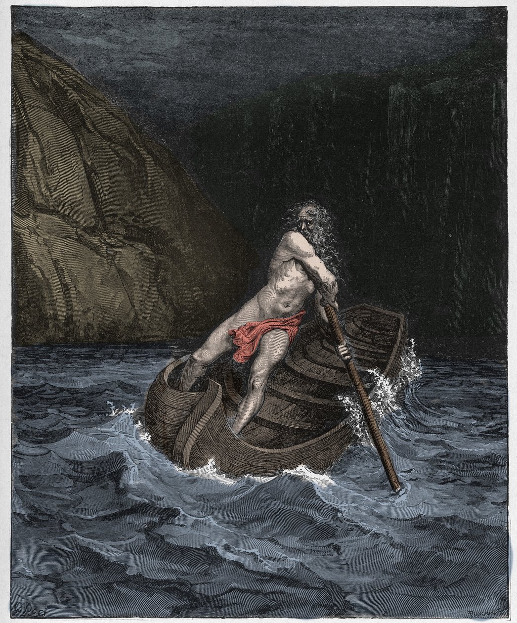 Inferno, Canção 3: Charon de Gustave Dore