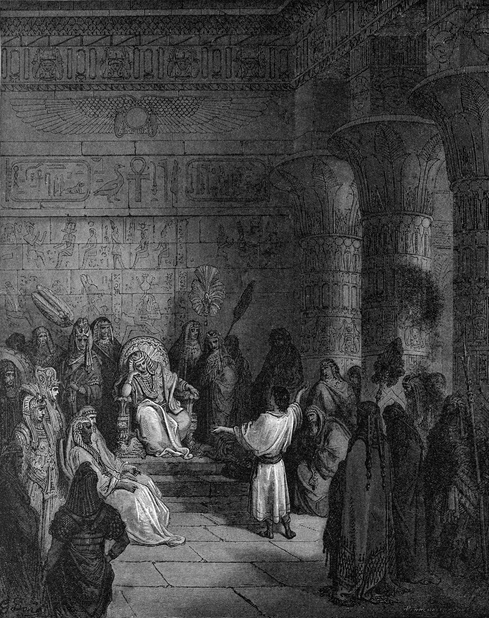 José interpreta o sonho de Faraó de Gustave Dore
