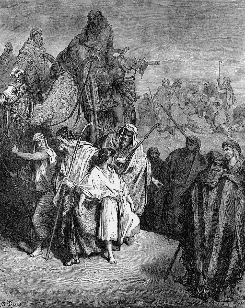 José vendido no Egito de Gustave Dore