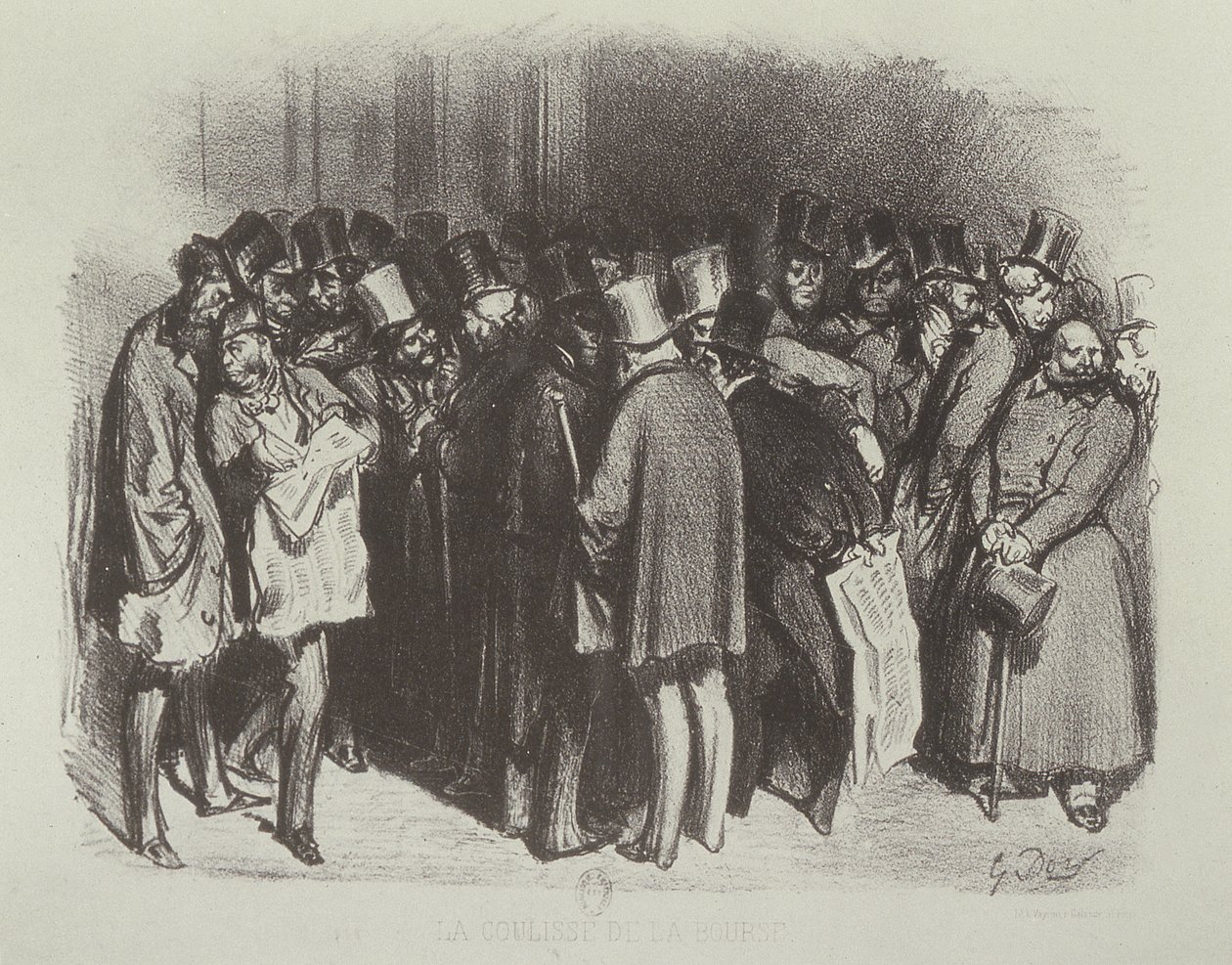 Os bastidores da Bolsa de Valores de Gustave Dore