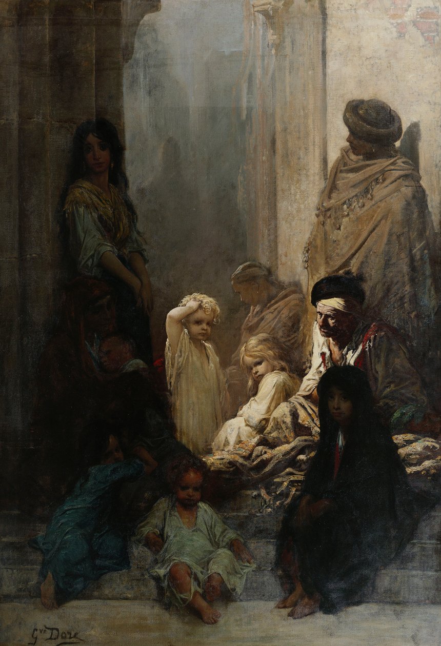 La Siesta - Lembrança da Espanha, 1868 de Gustave Dore