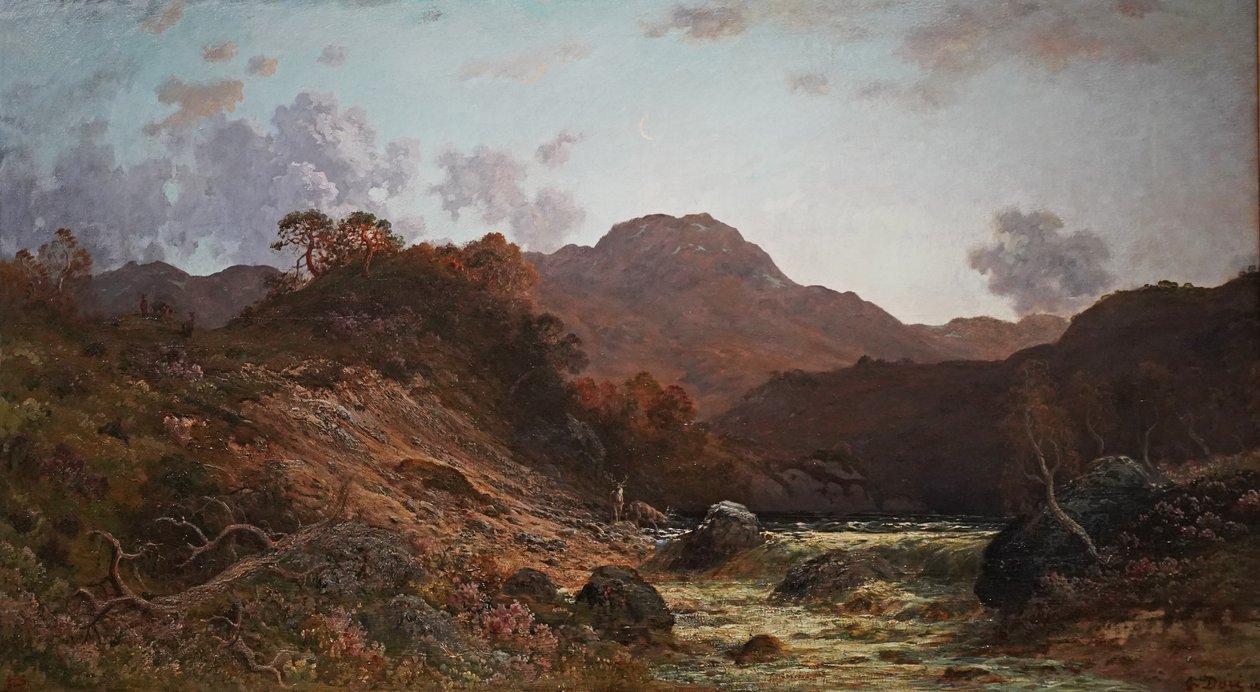 Paisagem da Escócia de Gustave Dore