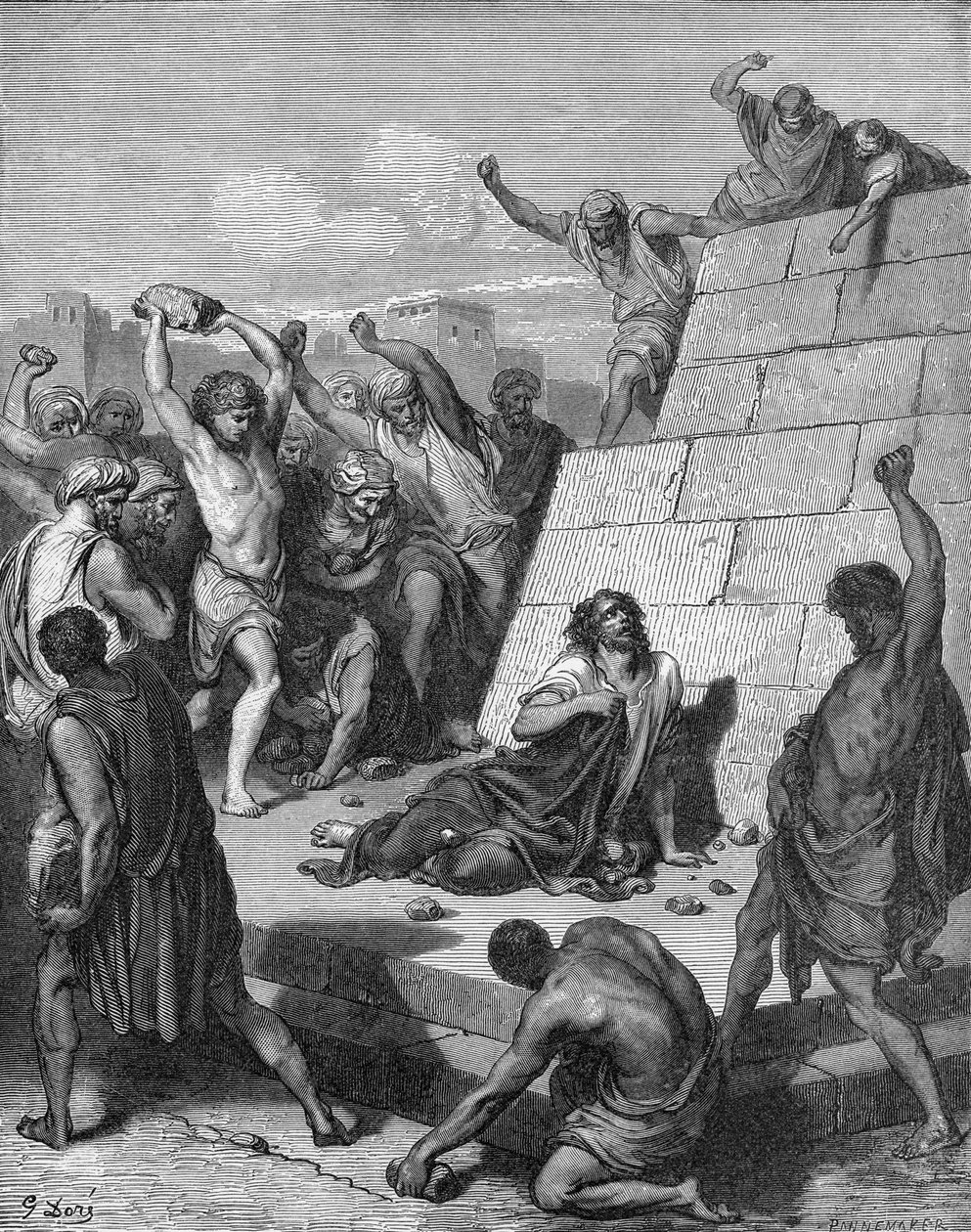 Martírio de Santo Estêvão de Gustave Dore