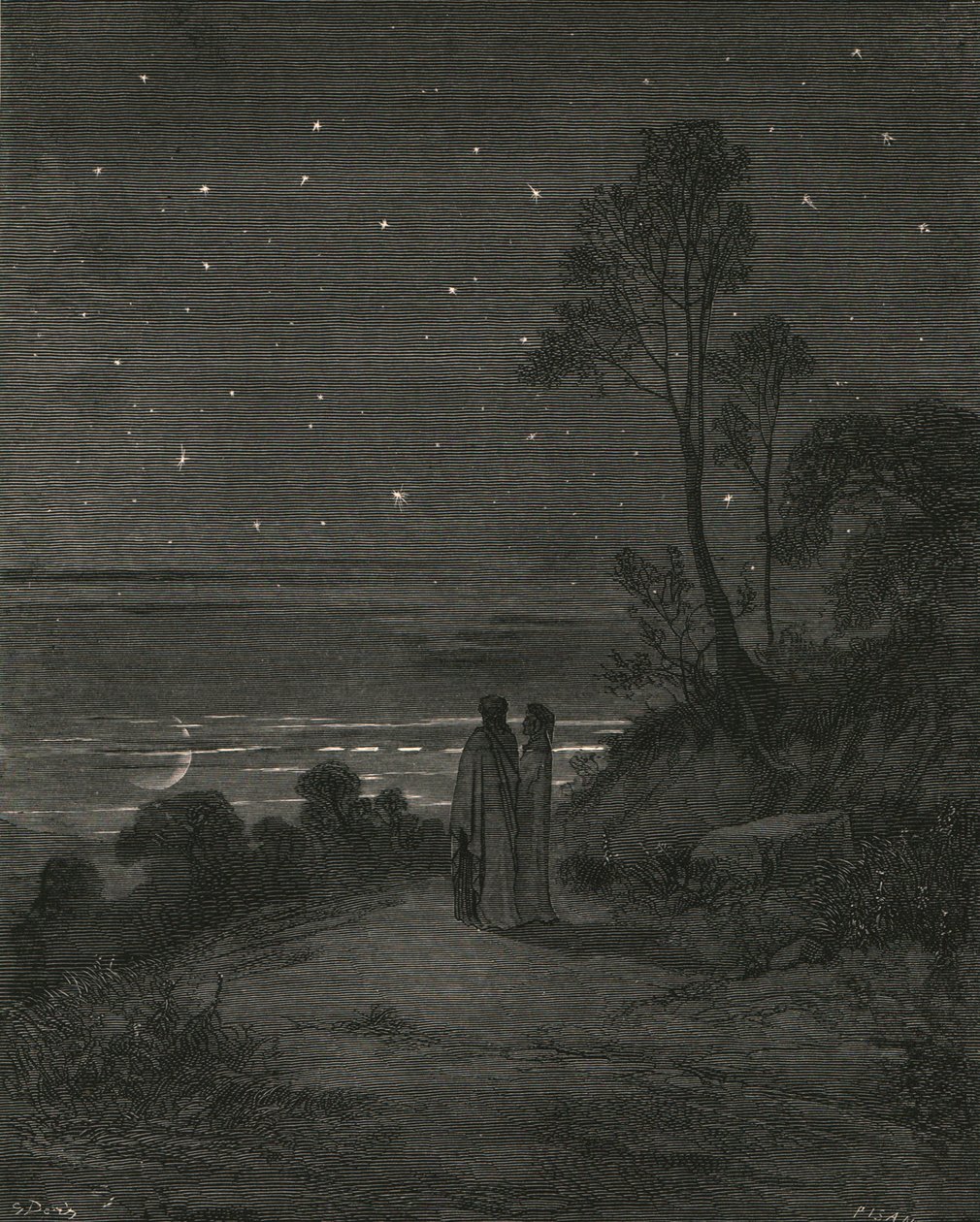Agora era o dia da partida, c1890. de Gustave Dore