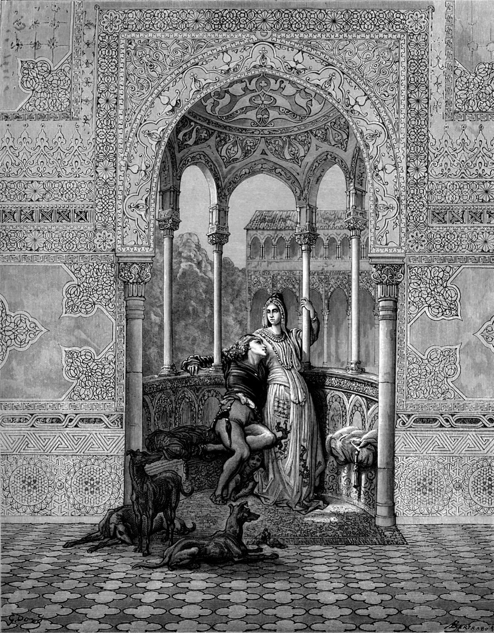 Orlando Furious de Ludovico Ariosto de Gustave Dore