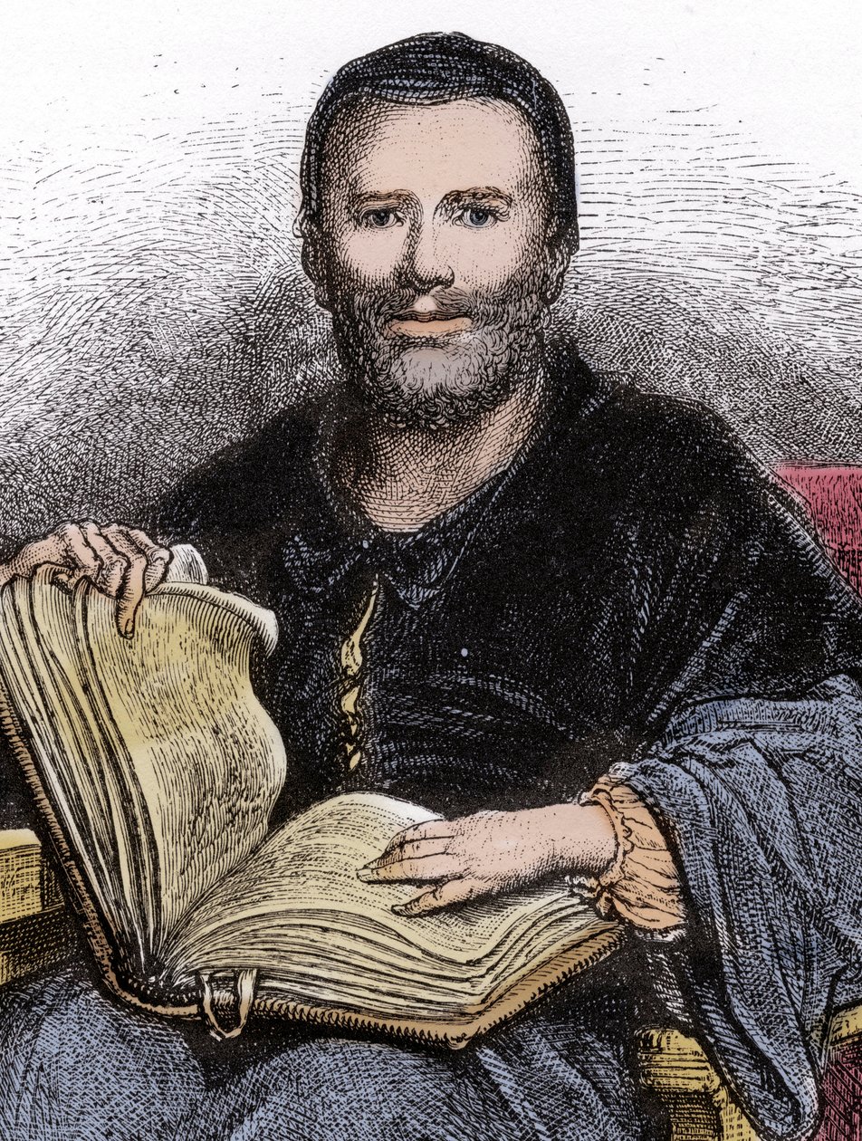 Retrato de Rabelais - ilustração de 