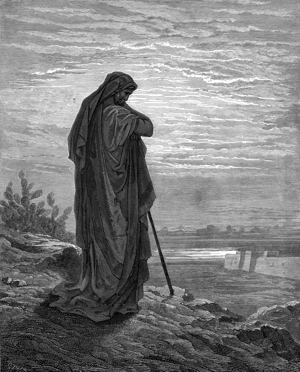 Profeta Amos, gravura de Gustave Doré - Bíblia de Gustave Dore