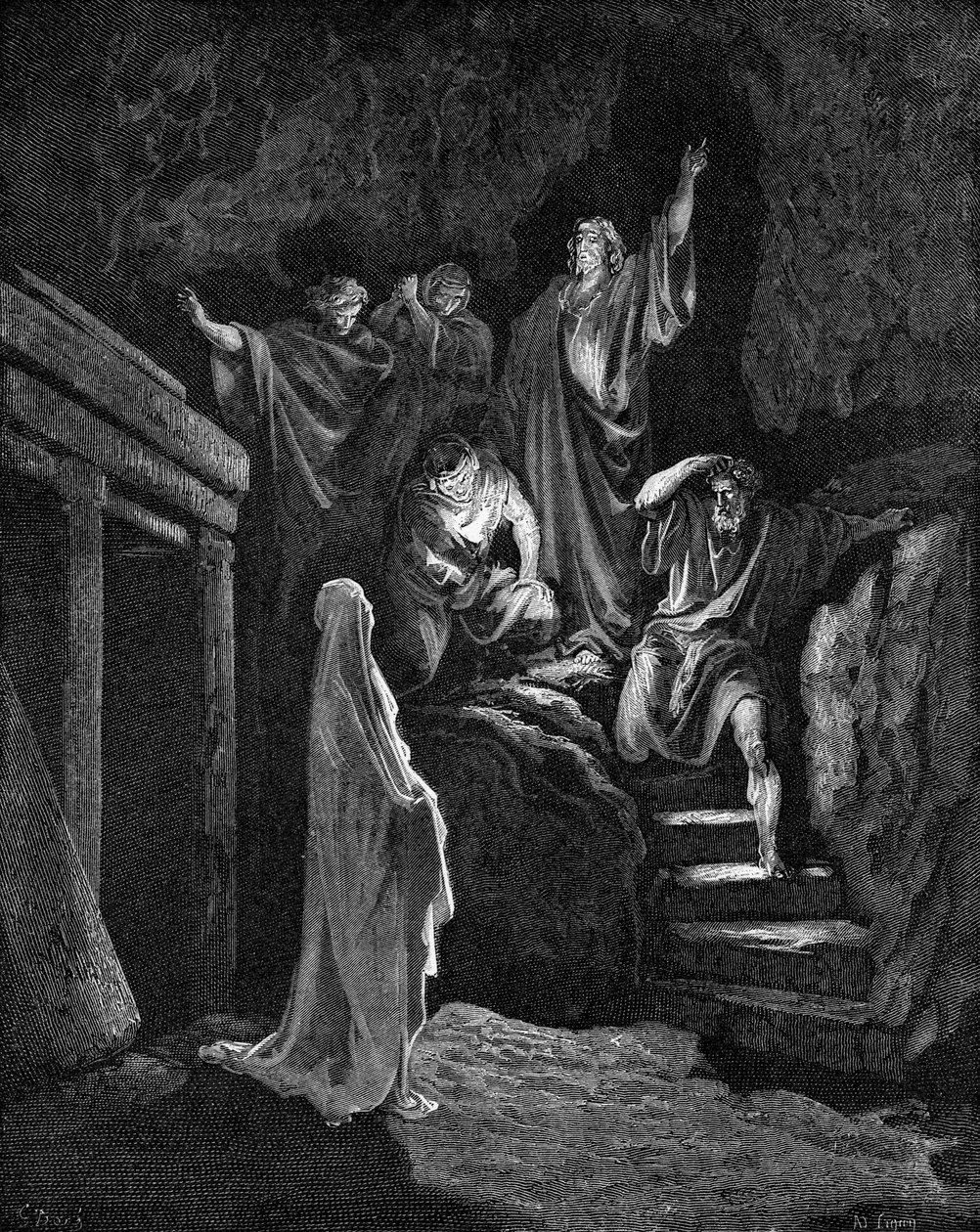 A Ressurreição de Lázaro de Gustave Dore