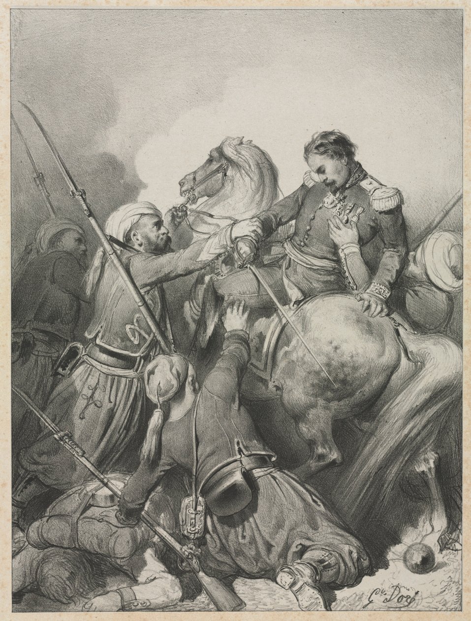 Oficial da Sardenha. de Gustave Dore
