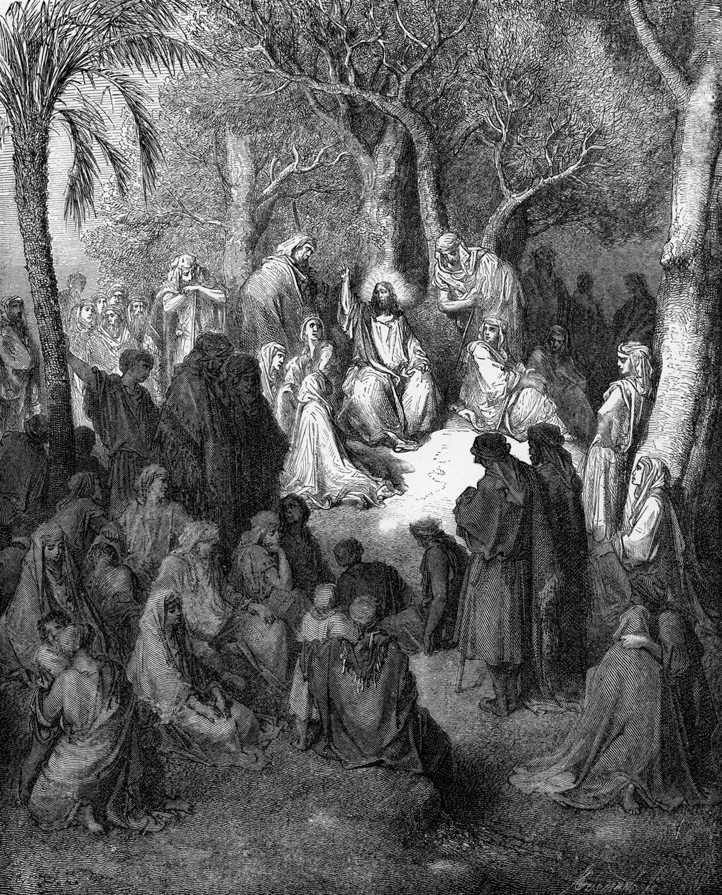 Sermão da Montanha de Gustave Dore