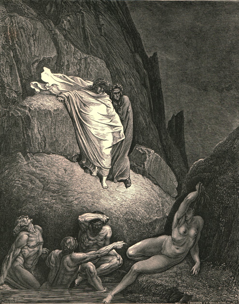 Thais é isso, a prostituta, c1890. de Gustave Dore