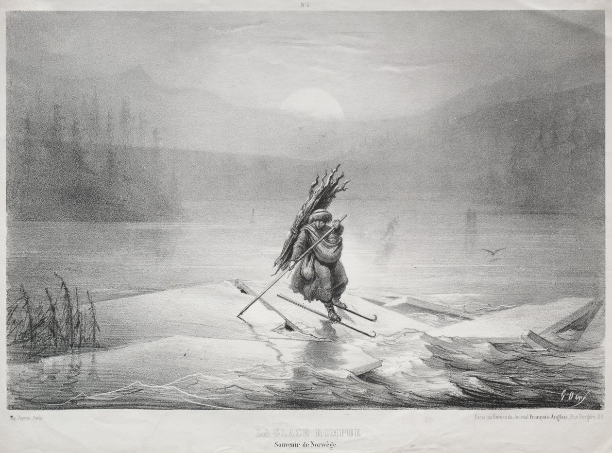 O Quebrando Gelo, Lembrança da Noruega de Gustave Dore