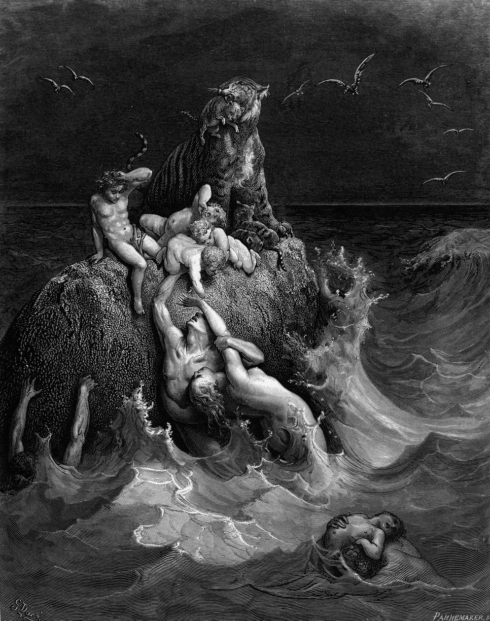 O Dilúvio, 1866. de Gustave Dore