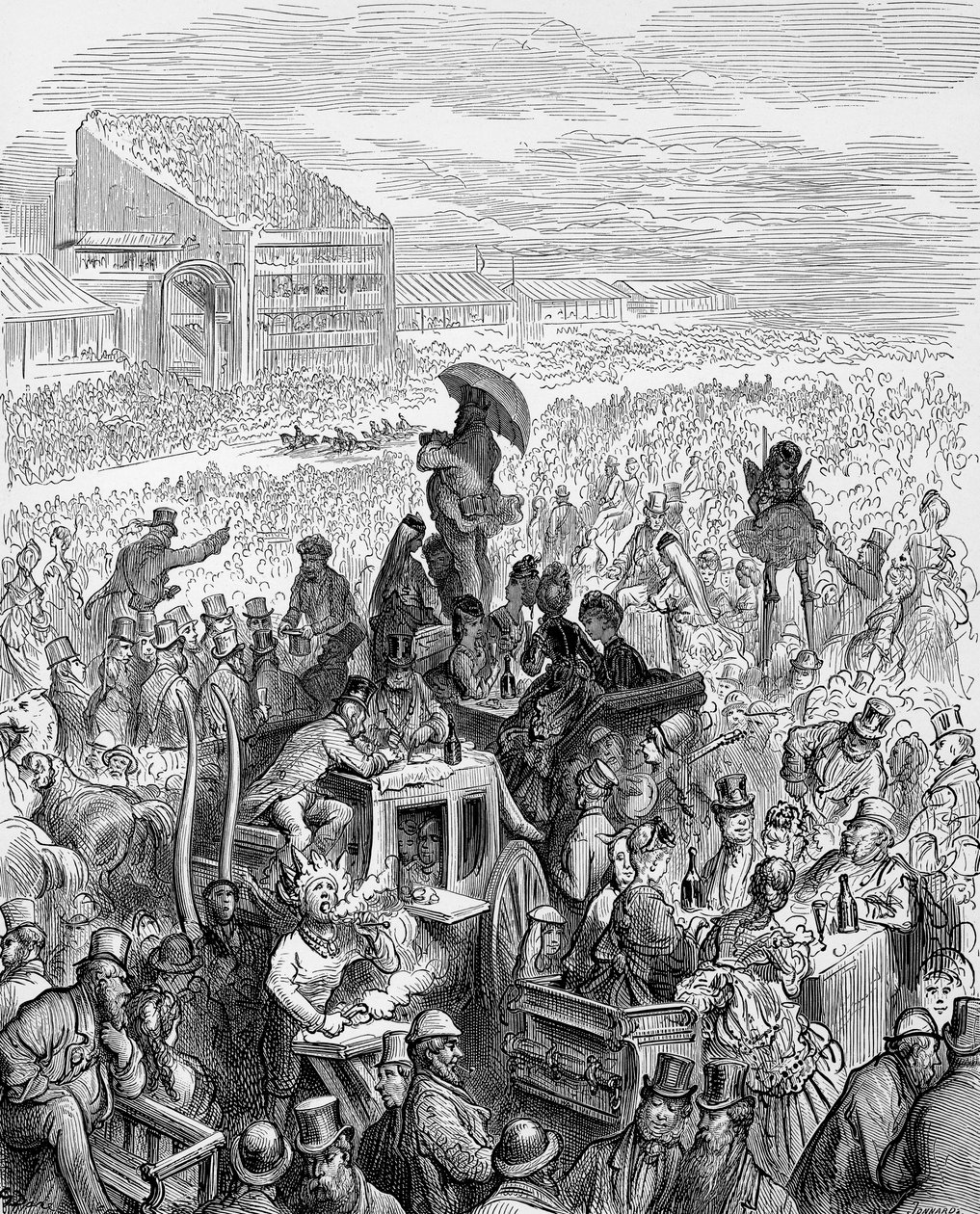 O Derby - No Almoço de Gustave Doré de Gustave Dore