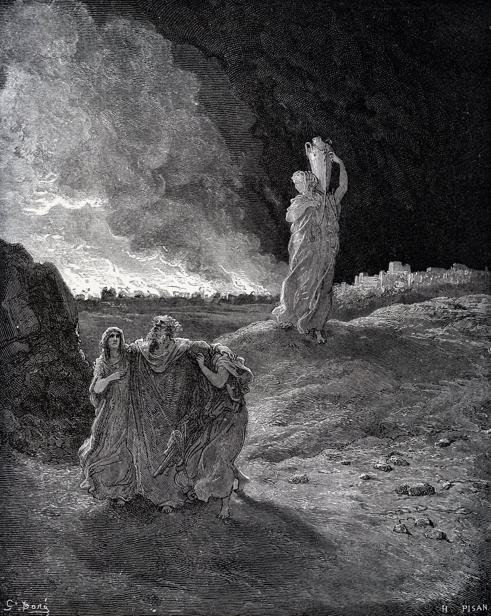 A Destruição de Sodoma de Gustave Dore