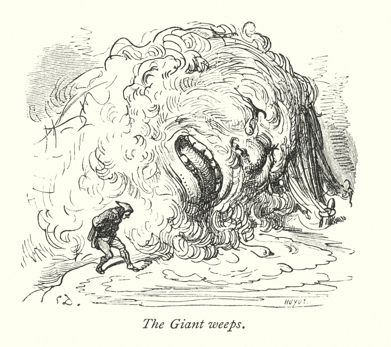 O Gigante Chora (gravura) de Gustave Dore