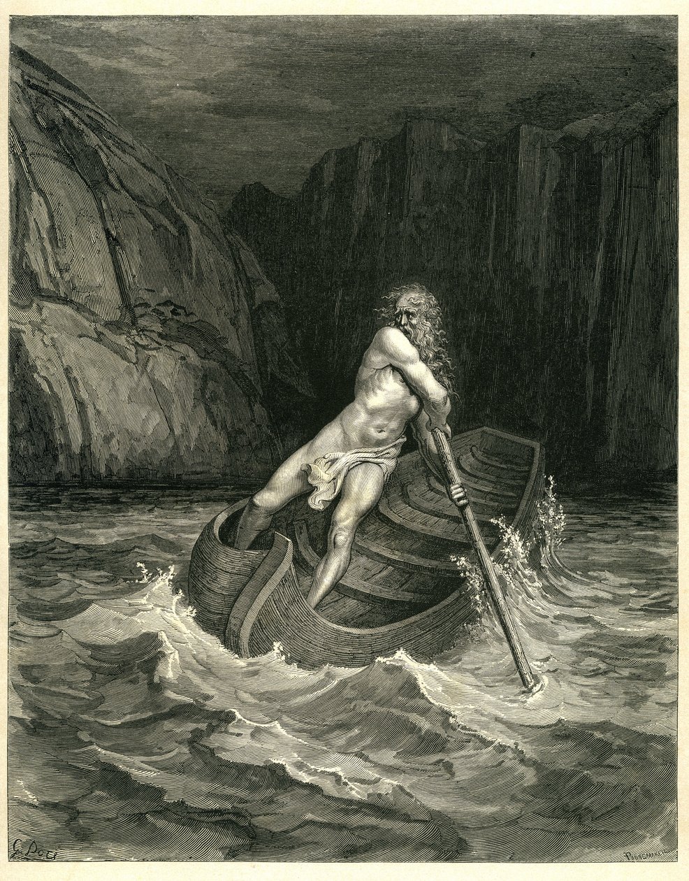O Inferno de Dante Alighieri (o Divino Comediante) de Gustave Dore