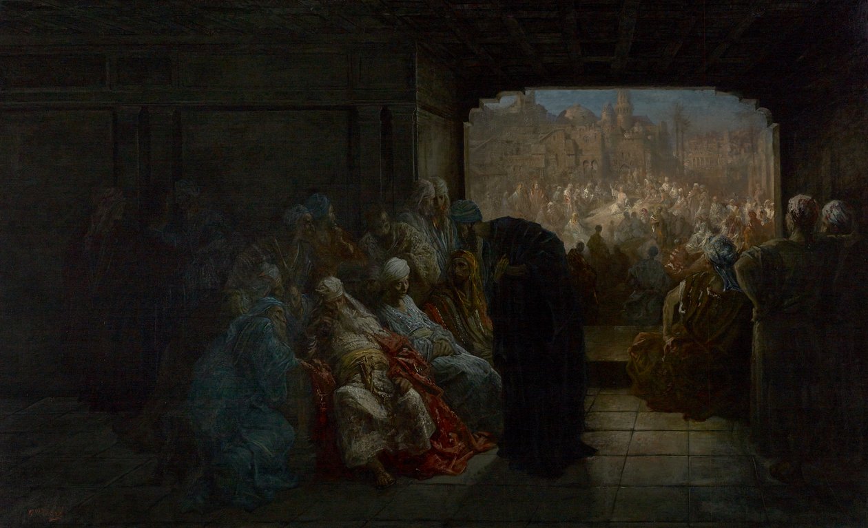 A Casa de Caifás, 1875 de Gustave Dore