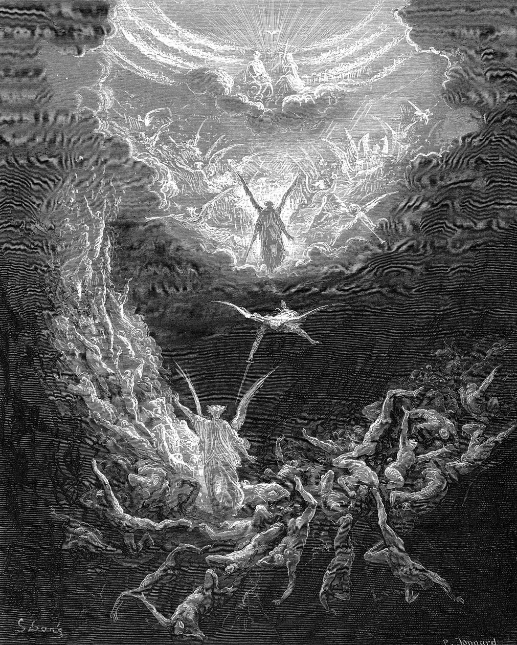 O Juízo Final, 1865-1866 de Gustave Dore