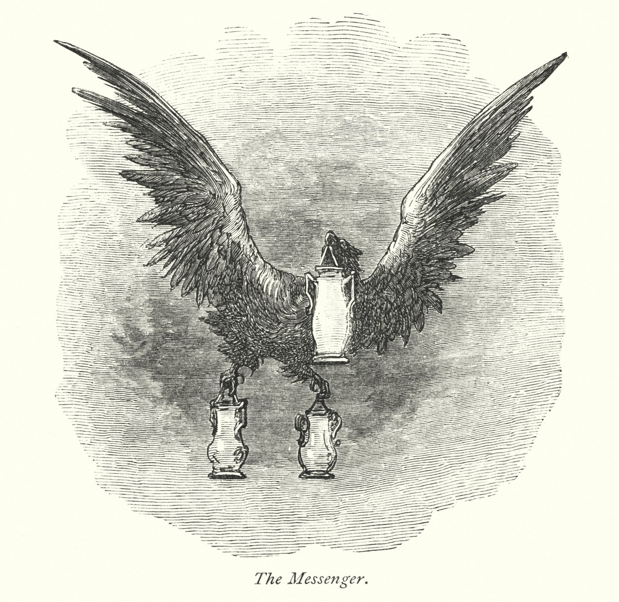 O Mensageiro (gravura) de Gustave Dore