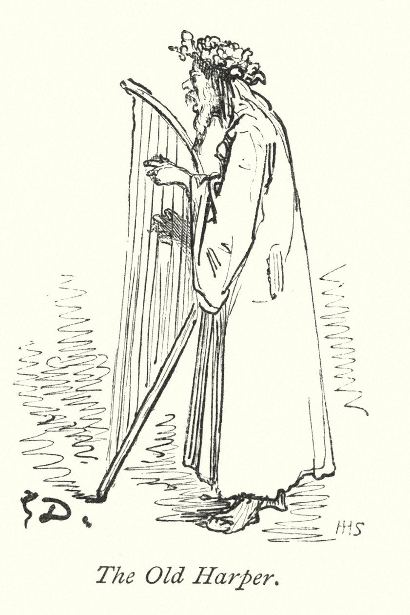 O Velho Harper (gravura) de Gustave Dore