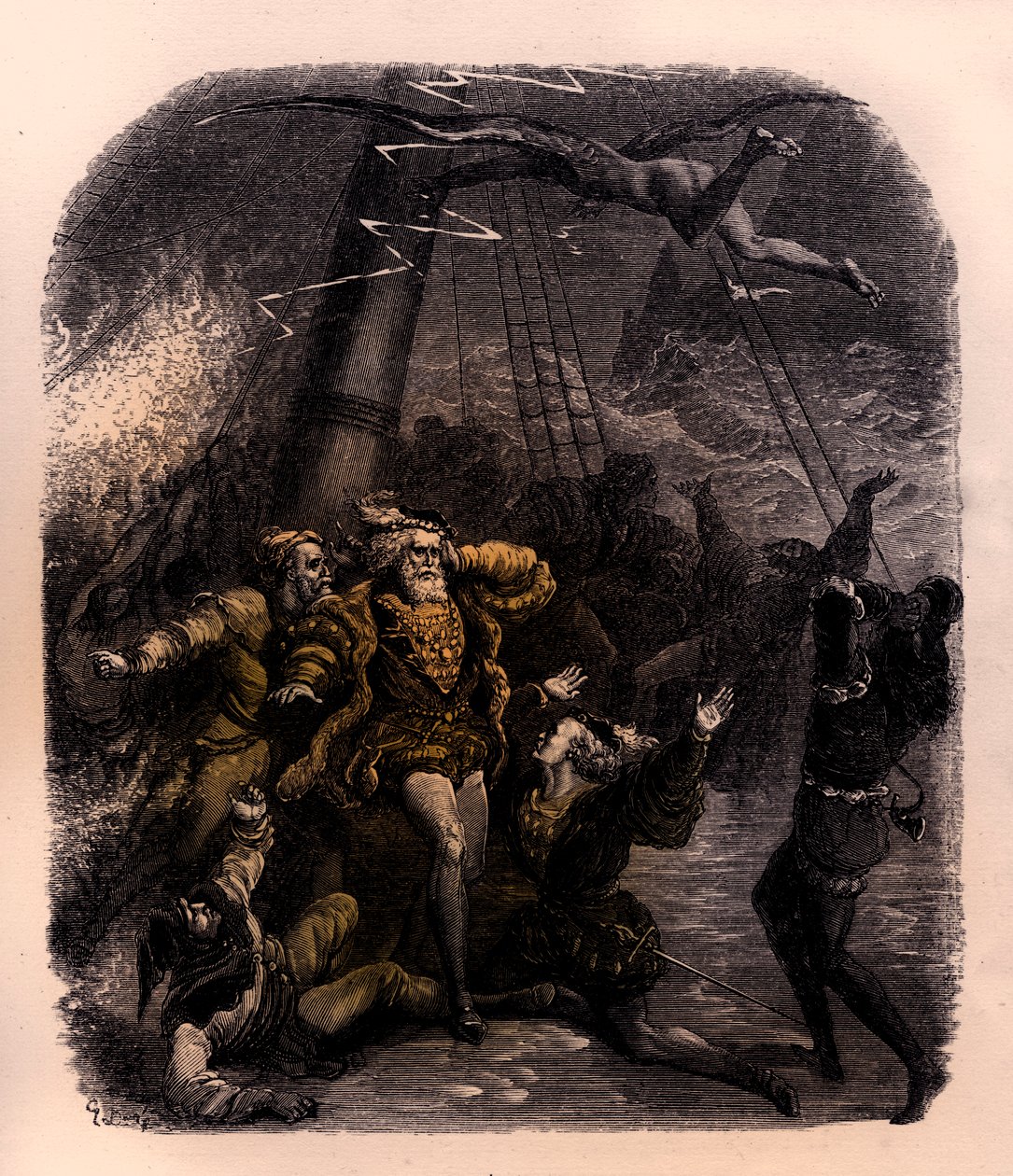 A Tempestade - Shakespeare de Gustave Dore