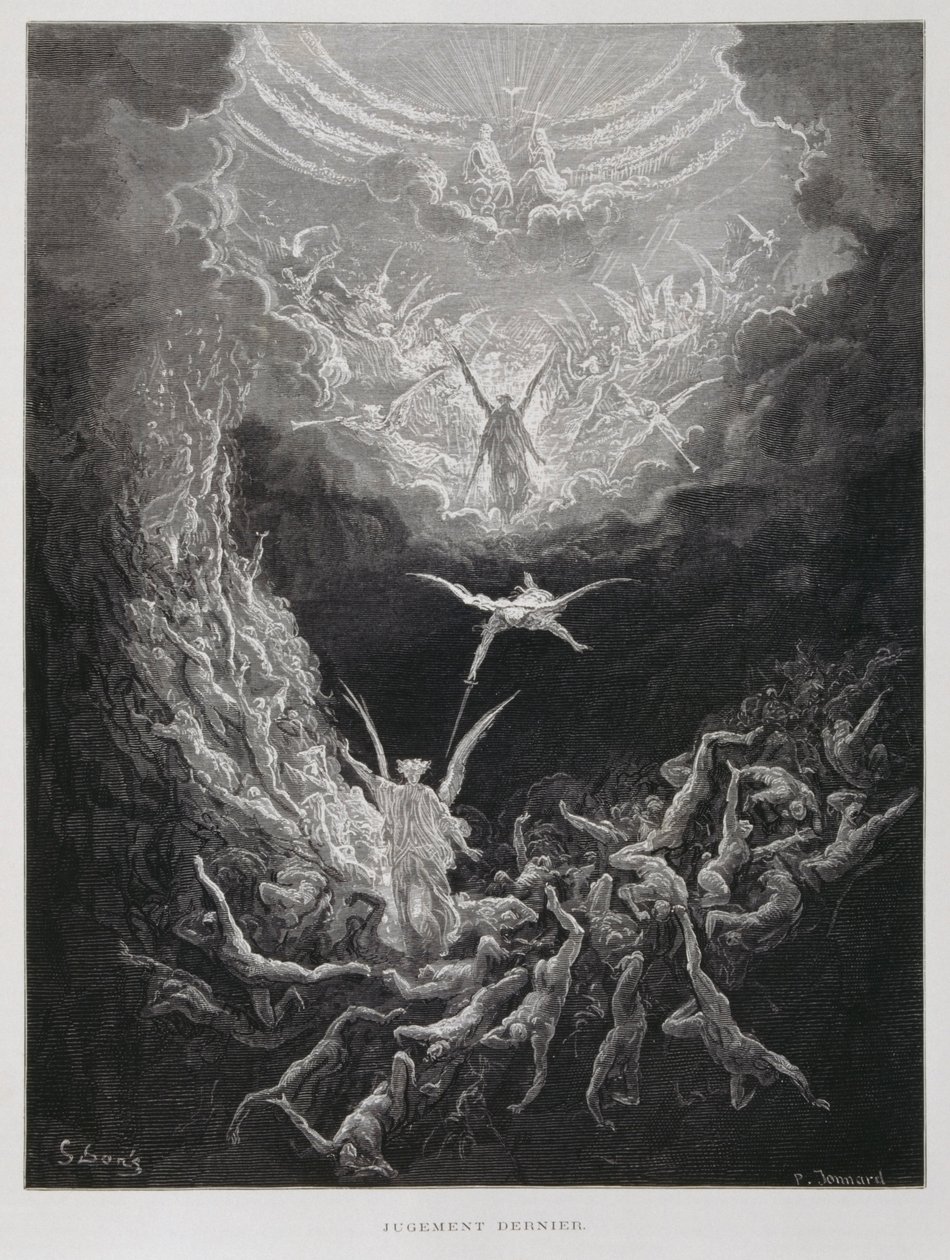 O Juízo Final, ilustração da Bíblia de Dore de Gustave Dore