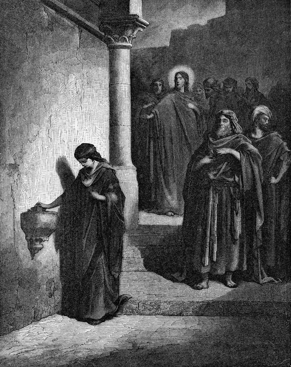 O ácaro da viúva de Gustave Dore