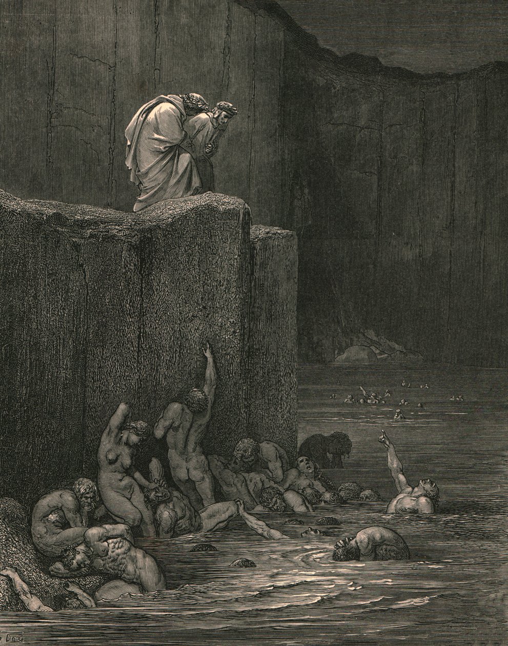 Por que, assim, avidamente me inclina mais, c1890. de Gustave Dore