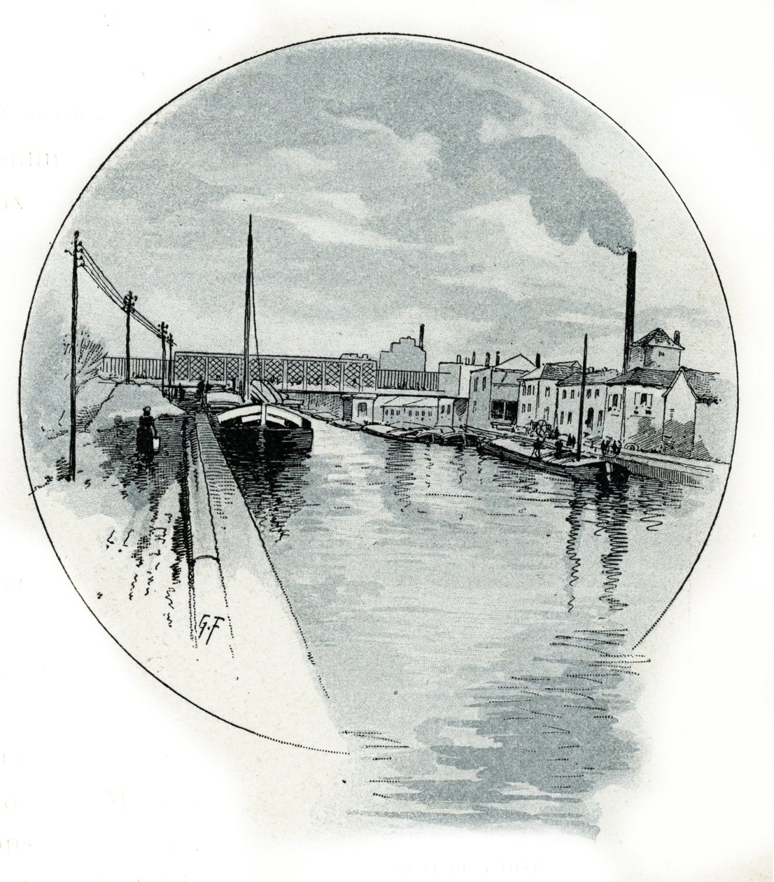 Vista do quai de l