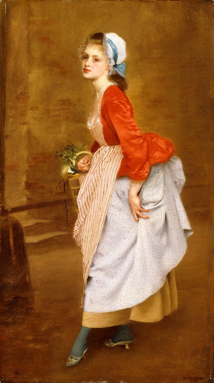 A camareira, 1872 de Gustave Jacquet
