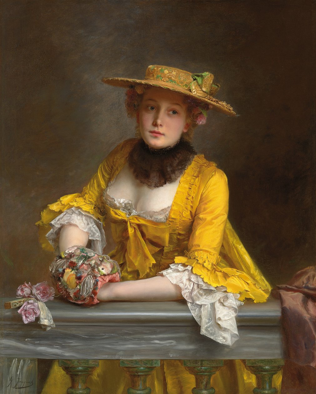 O Vestido Amarelo, de Gustave Jacquet
