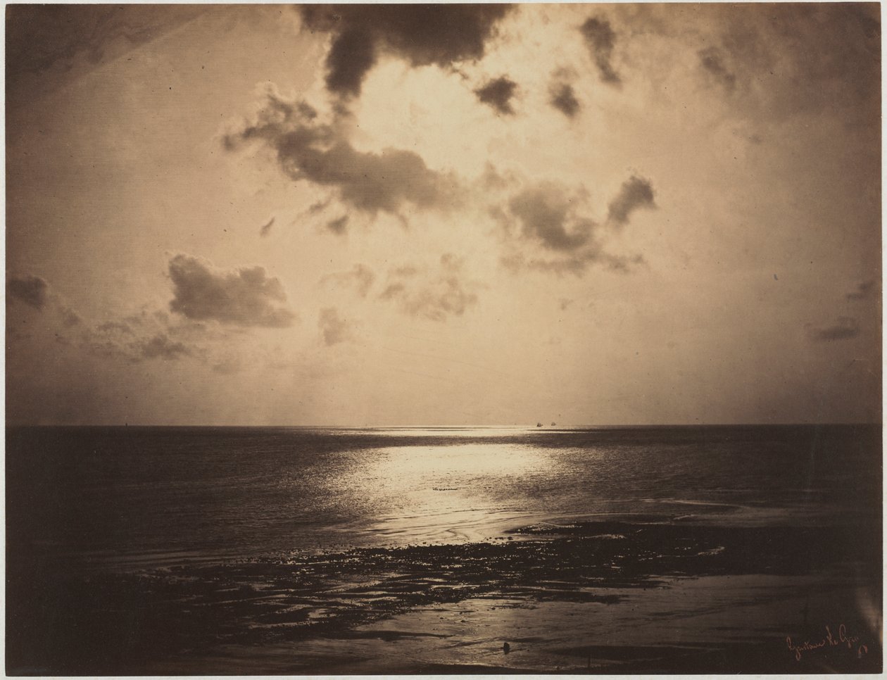 Um Efeito do Sol, Normandia de Gustave Le Gray