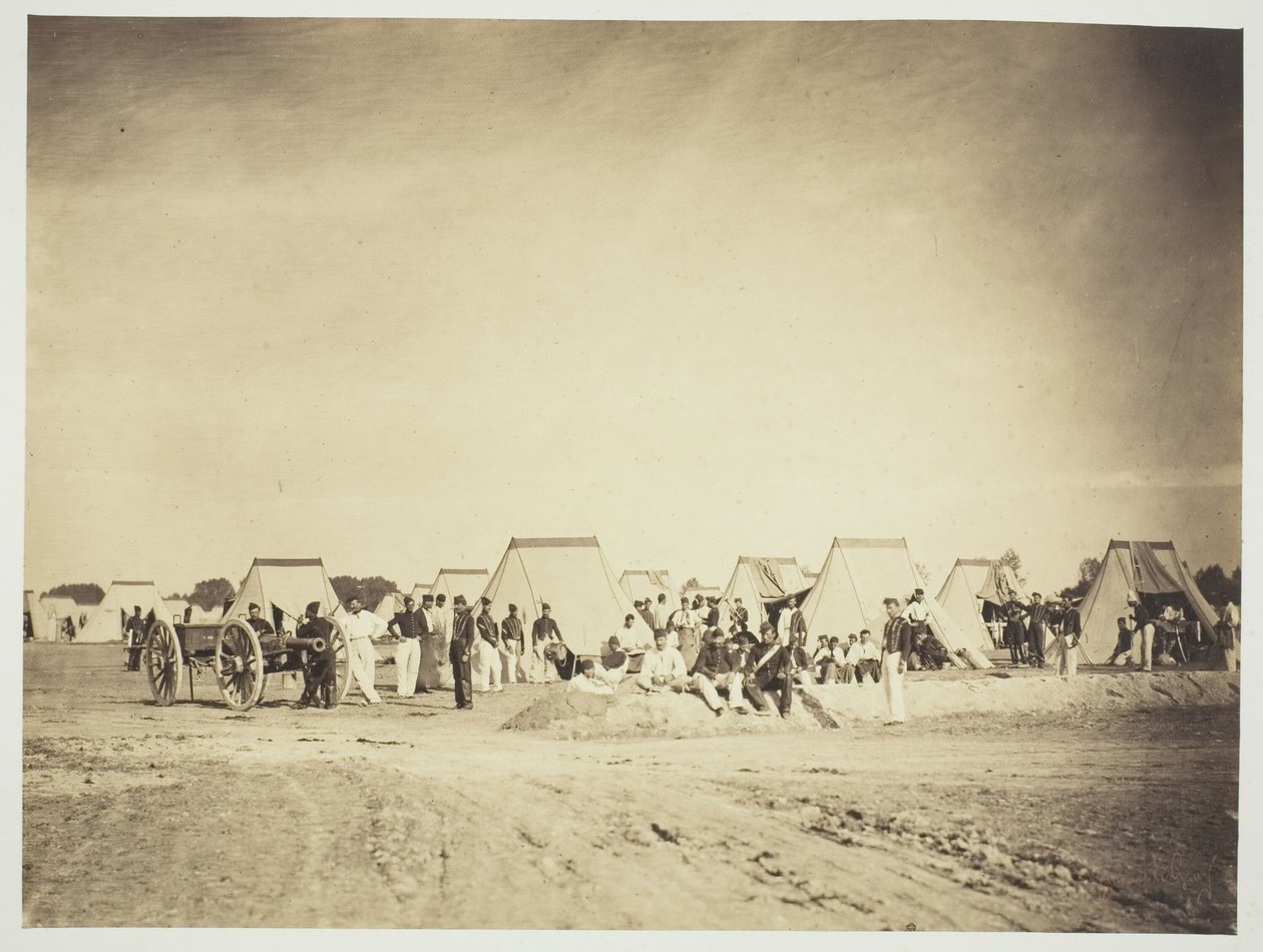 Acampamento de Artilharia, Camp de Chalons de Gustave Le Gray