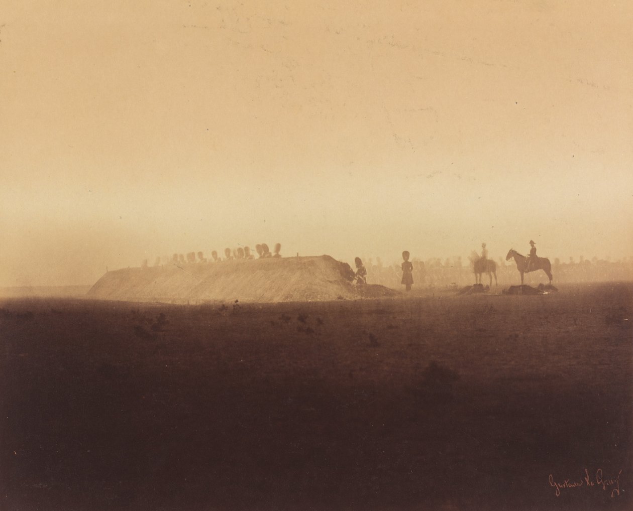 Manobras de Cavalaria, Camp de Chalons de Gustave Le Gray