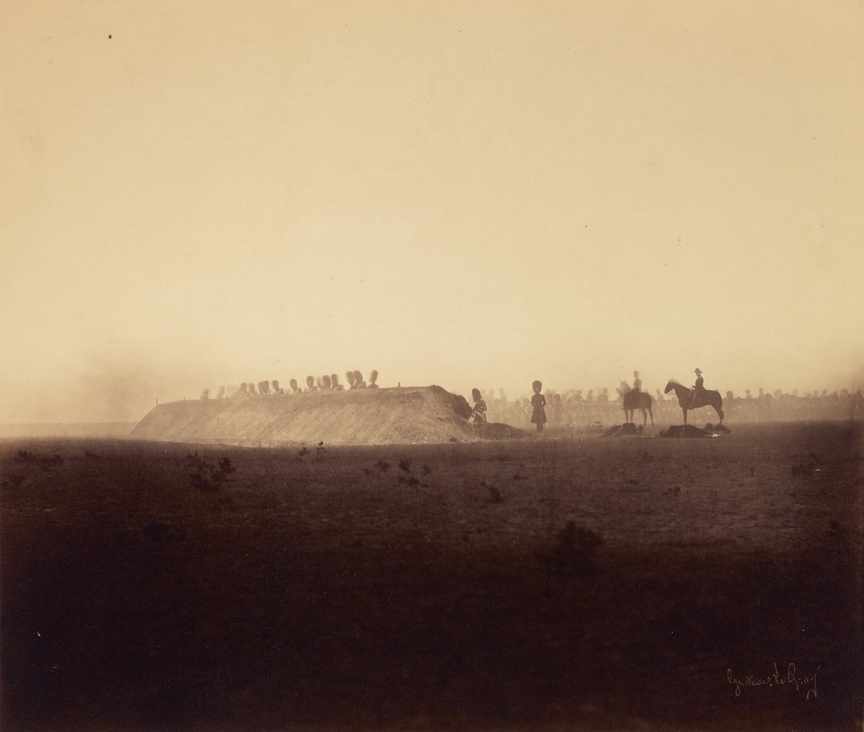 Manobras de cavalaria, 3 de outubro de Gustave Le Gray