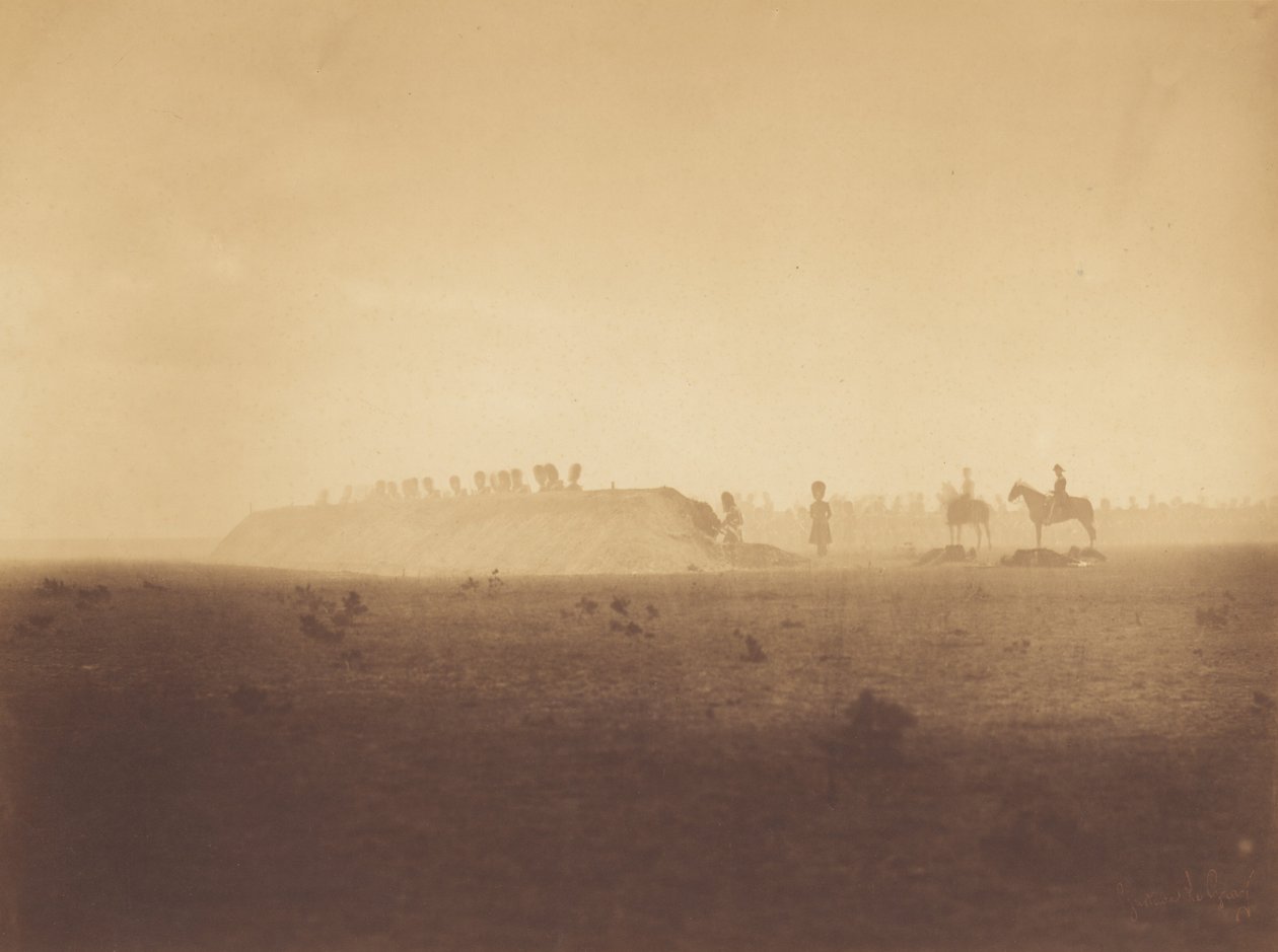 [Formação de treino, Campo de Châlons] de Gustave Le Gray