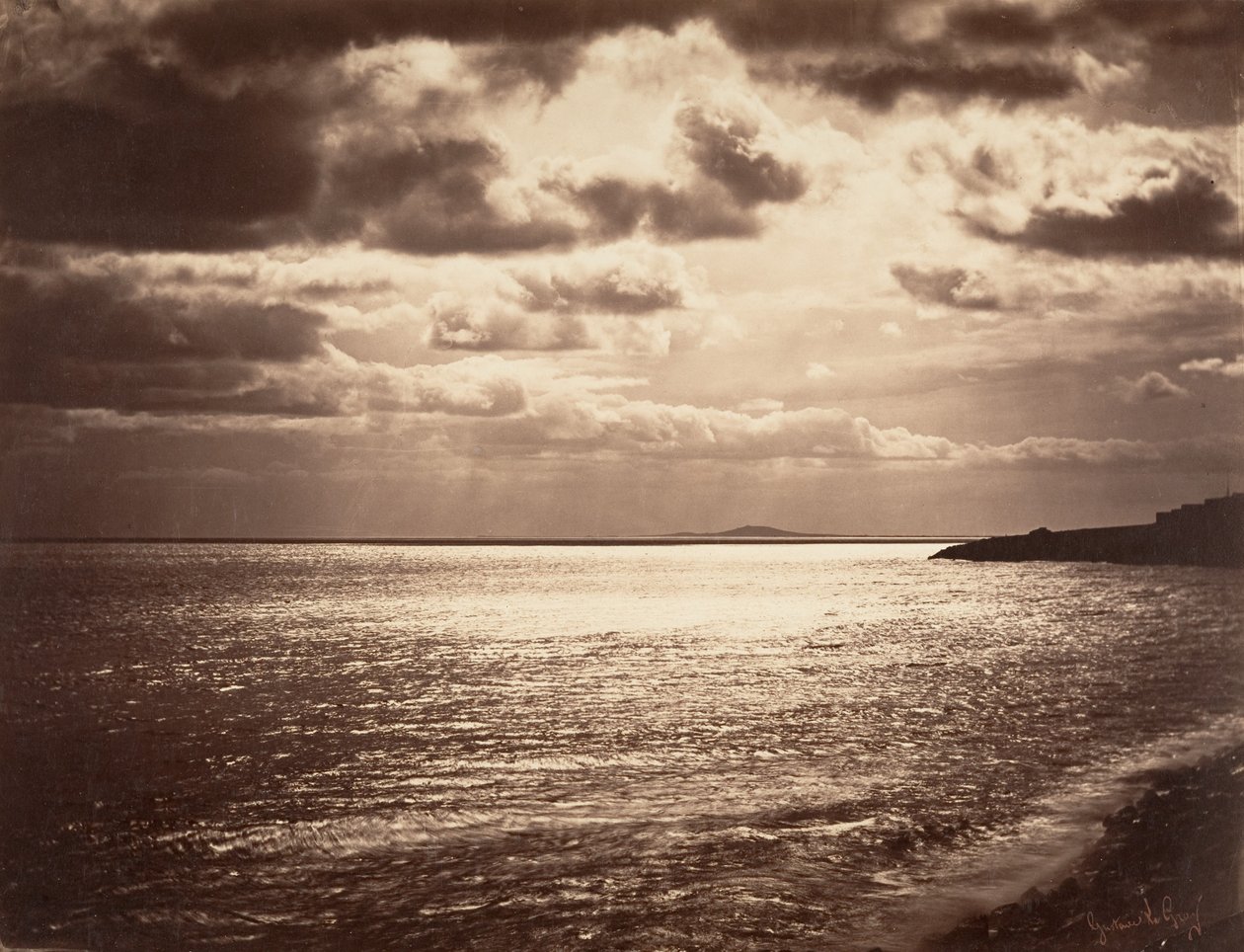 Mar Mediterrâneo - Séte, 1857. de Gustave Le Gray