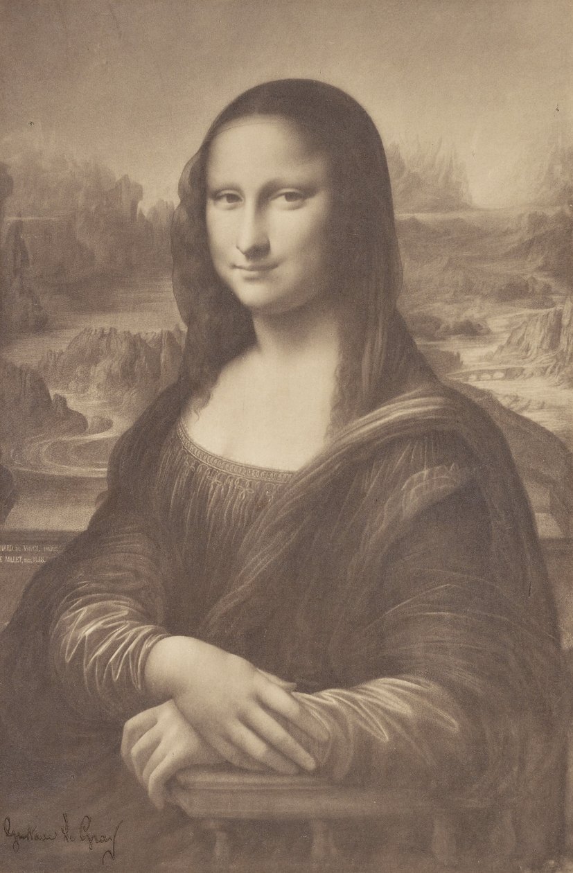 [Desenho de Millet da Mona Lisa] de Gustave Le Gray