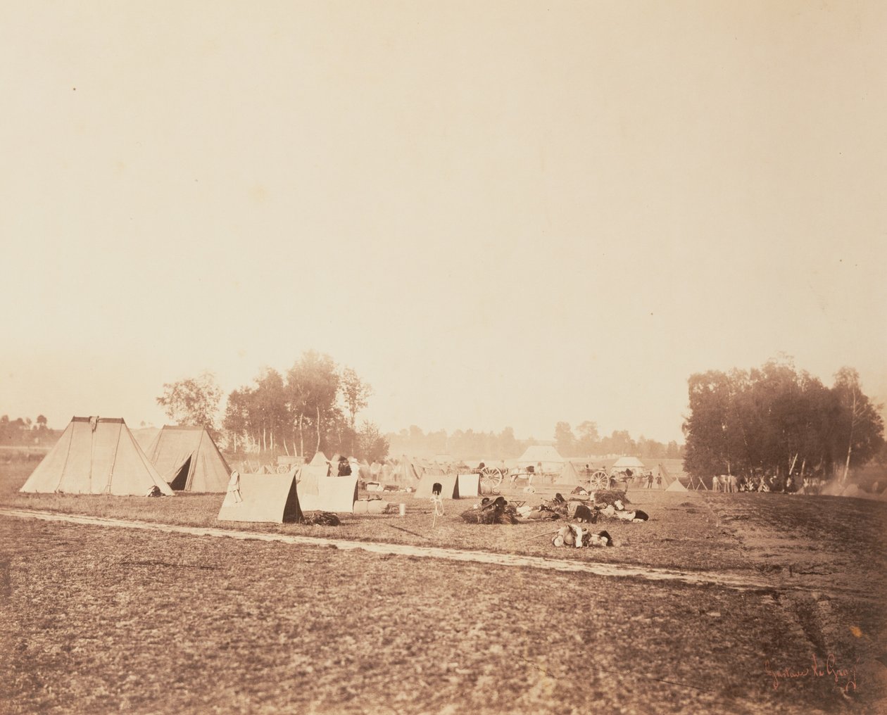 O Bivaque de Gustave Le Gray