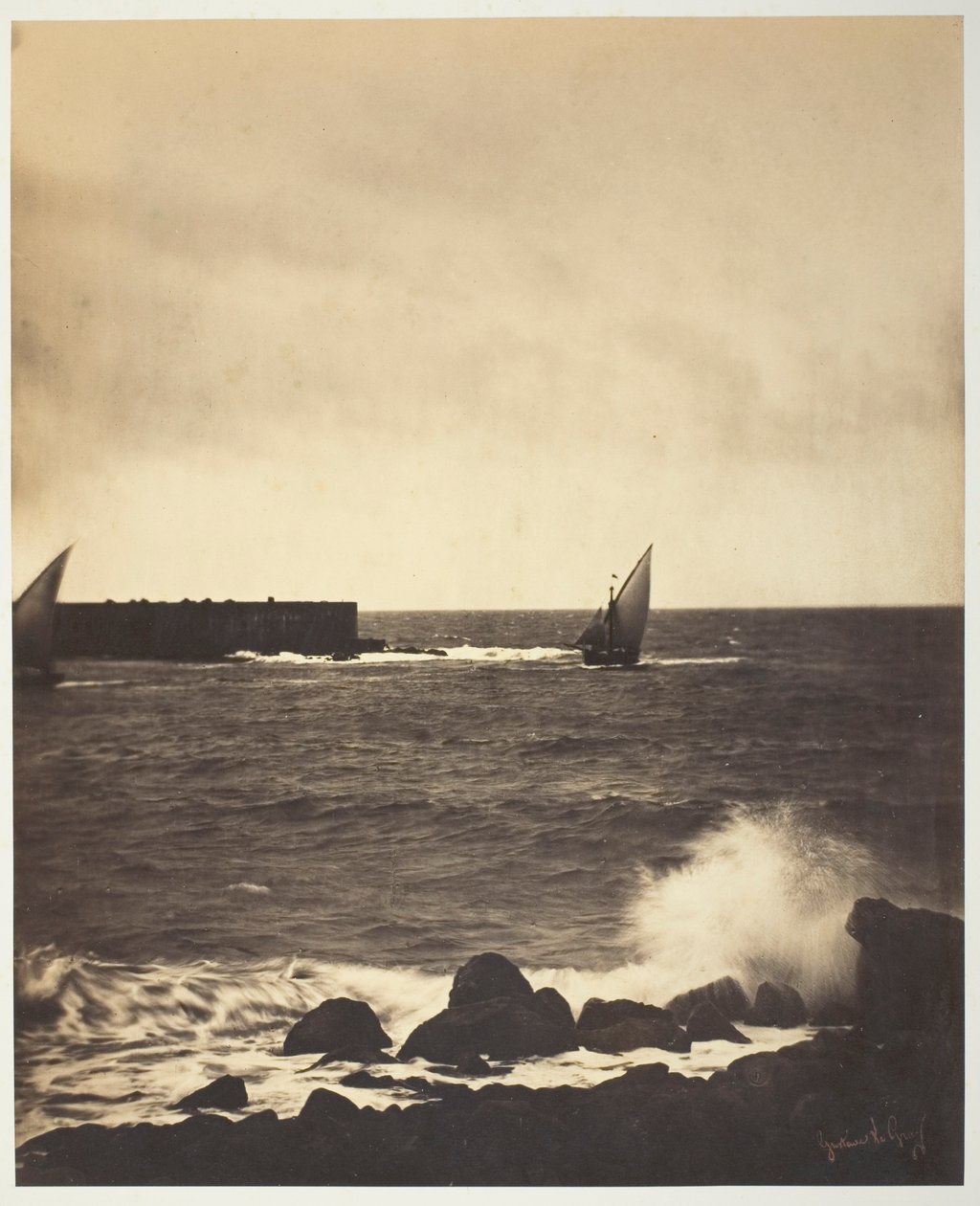 A onda que quebra de Gustave Le Gray