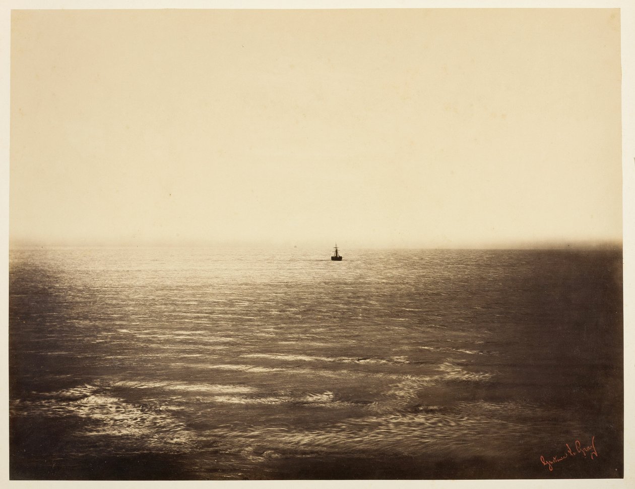 O barco a vapor de Gustave Le Gray