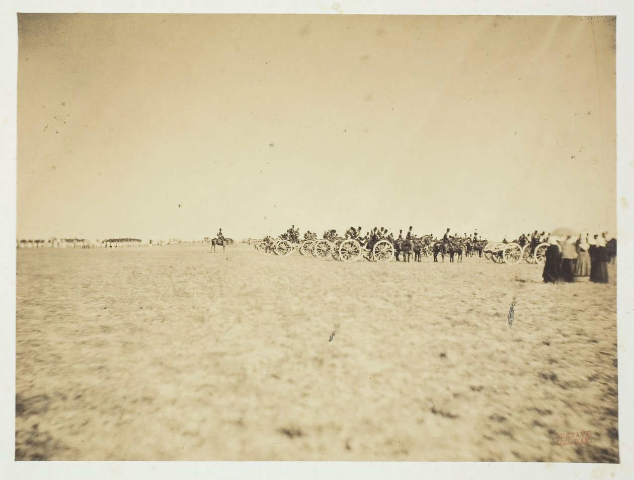 Sem título [artilharia], 1857. de Gustave Le Gray