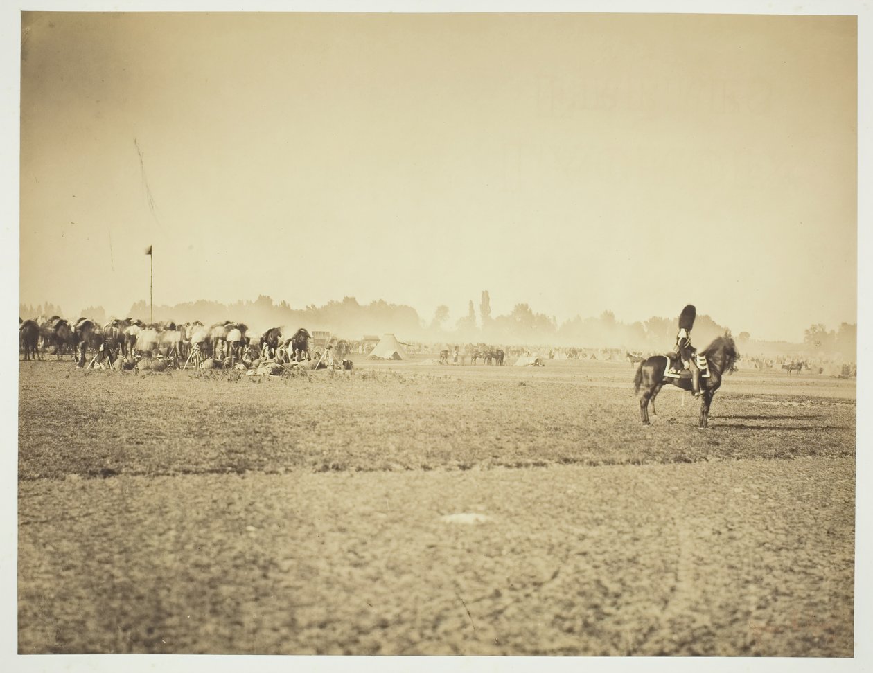 Sem título [cavalaria], 1857. de Gustave Le Gray