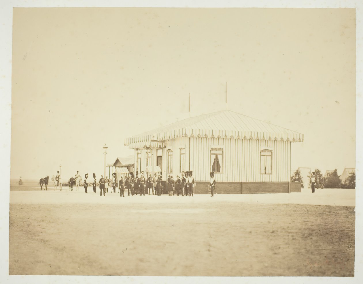 Sem título [oficiais e dignitários], 1857. de Gustave Le Gray