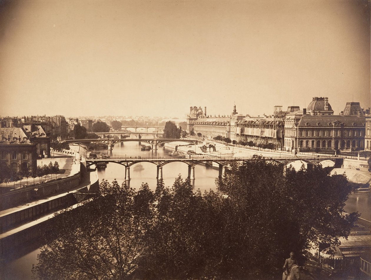 [Vista do Sena, Paris], 1857. de Gustave Le Gray