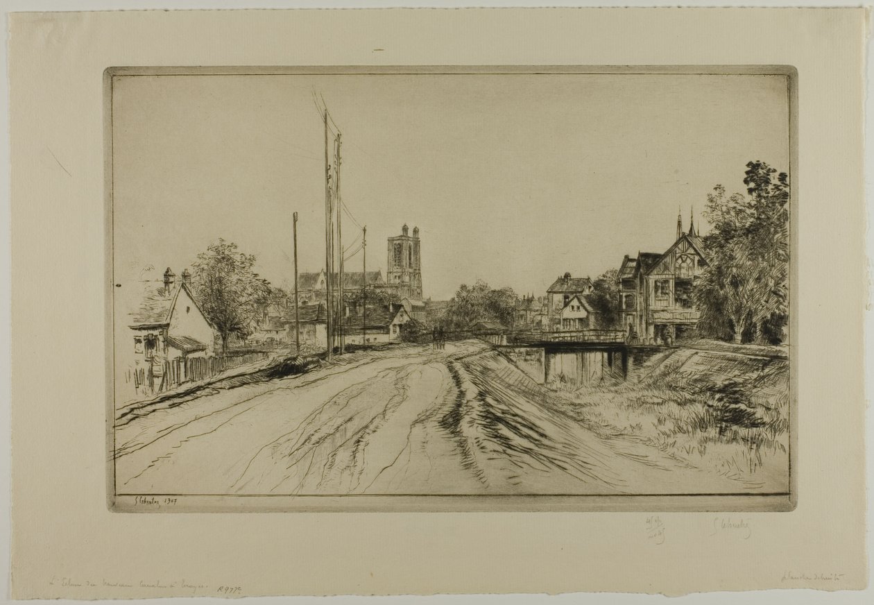Eclusa do Novo Canal, Troyes de Gustave Leheutre